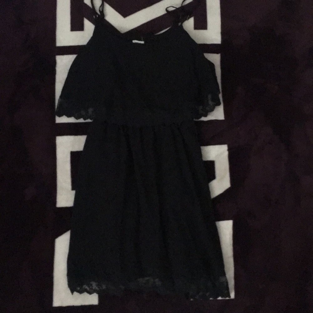 All black dress